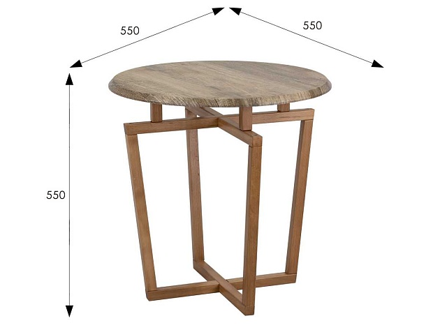 Журнальный стол Мебелик Рилле 440 007601 изображение 3 Журнальный стол Мебелик Рилле 440 007601 Фото № 3
