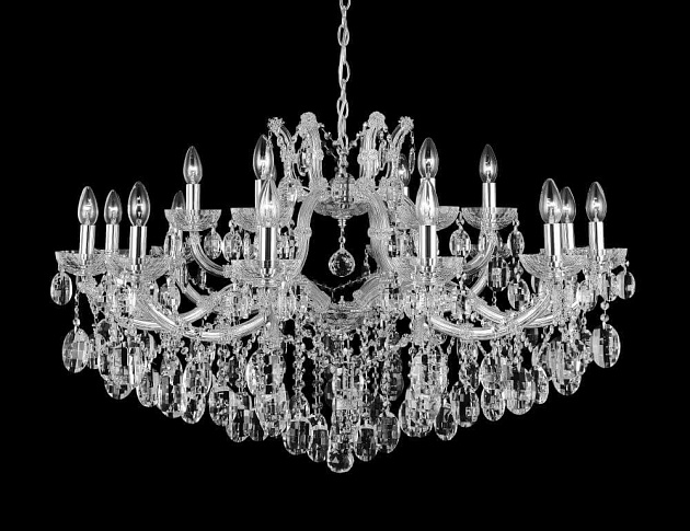 Подвесная люстра Crystal Lux Hollywood SP12+6 Chrome Фото № 3