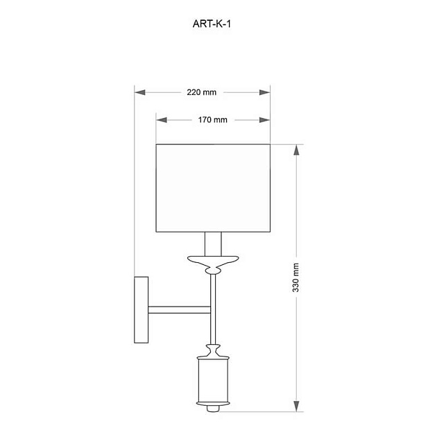 Бра Kutek Mood Artu ART-K-1 (N) изображение 2 Бра Kutek Mood Artu ART-K-1 (N) Фото № 2