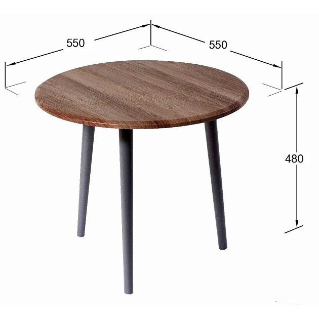 Журнальный стол Мебелик Манхэттен 000573 изображение 3 Журнальный стол Мебелик Манхэттен 000573 Фото № 3