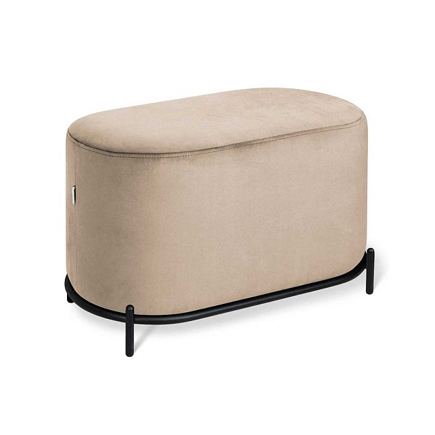 Пуф Sheffilton SHT-B7 ванильный крем/черный муар 1954499401 изображение 1 Пуф Sheffilton SHT-B7 ванильный крем/черный муар 1954499401 Фото № 1