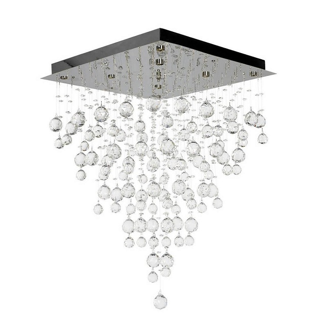 Каскадная люстра Lucia Tucci Grappolo 1800.8 Silver Фото № 1