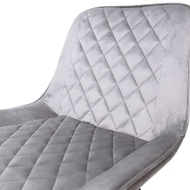 Барный стул AksHome Leros светло-серый, велюр 81473 изображение 5 Барный стул AksHome Leros светло-серый, велюр 81473 Фото № 5