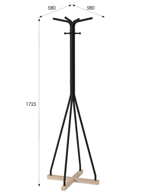 Напольная вешалка Мебелик Галант 218 007166 Фото № 3
