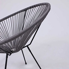 Садовое кресло AksHome Rimini иск. ротанг, серый 95475 5