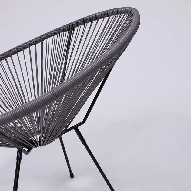 Садовое кресло AksHome Rimini иск. ротанг, серый 95475 изображение 6 Садовое кресло AksHome Rimini иск. ротанг, серый 95475 Фото № 6