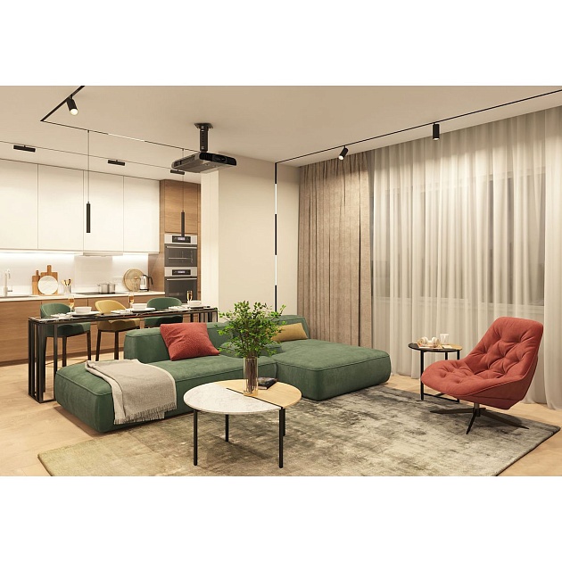 Трековый светодиодный светильник Denkirs Smart Spot DK8008-BK Фото № 13