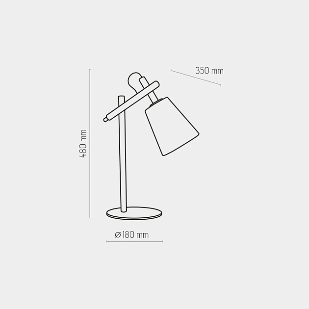 Настольная лампа TK Lighting 667 Vaio 1 изображение 3 Настольная лампа TK Lighting 667 Vaio 1 Фото № 3