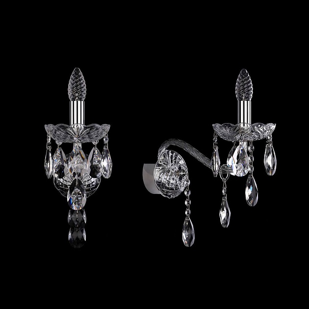 Бра Bohemia Ivele 1415B/1/200/XL Ni изображение 1 Бра Bohemia Ivele 1415B/1/200/XL Ni Фото № 1