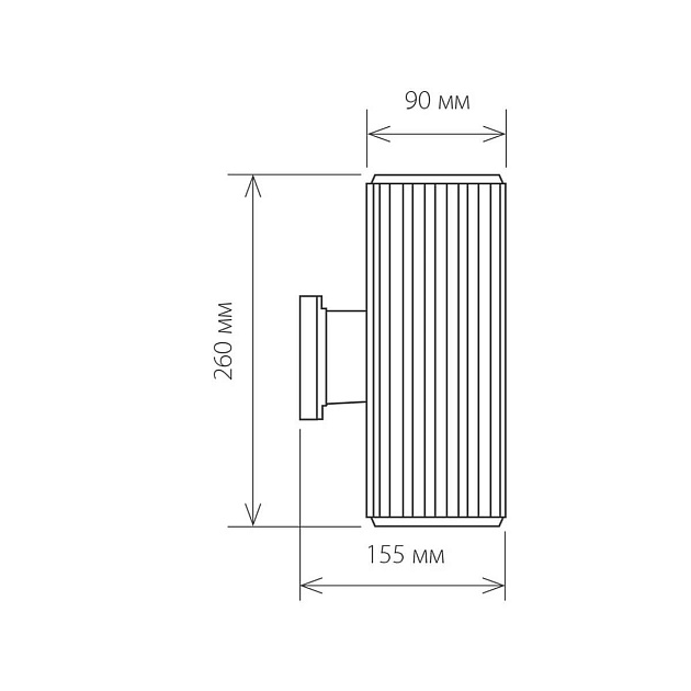 Уличный настенный светильник Elektrostandard 1403 Techno a032624 Фото № 2