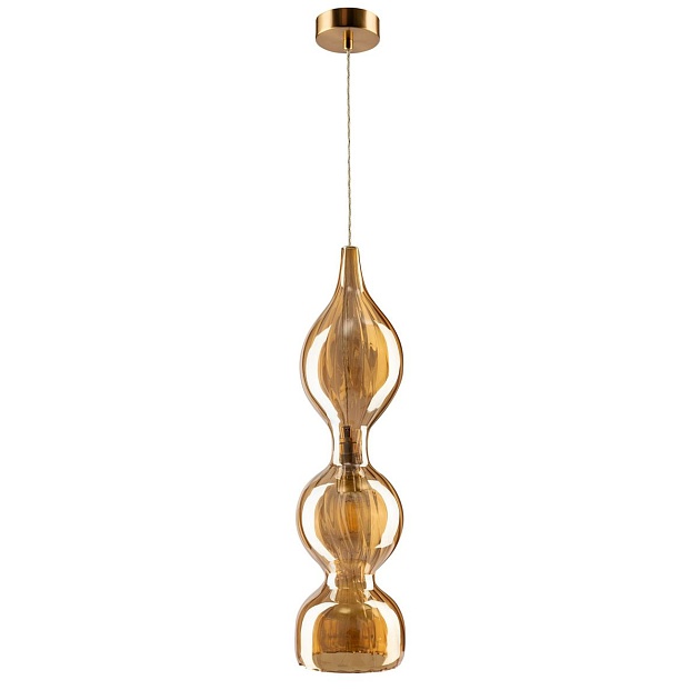 Подвесной светильник Crystal Lux Iris SP1 B Amber Фото № 5