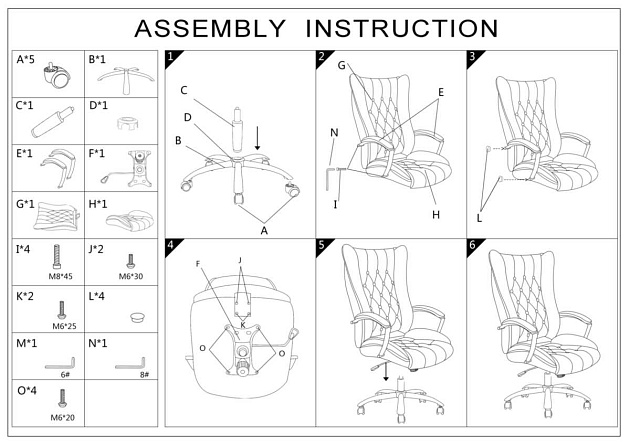 Кресло руководителя Woodville Blant 1874 изображение 2 Кресло руководителя Woodville Blant 1874 Фото № 2