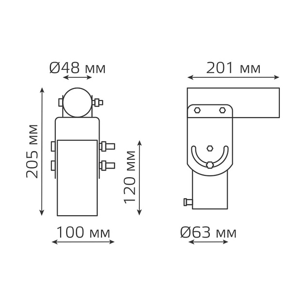 Кронштейн Gauss 903265106 Фото № 8
