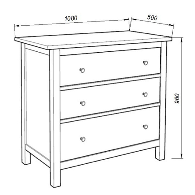 Комод Шведский Стандарт Кантри 03 410145002300 Фото № 2