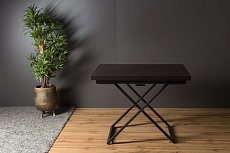 Стол-трансформер Levmar Compact D23/S53 (венге/черные опоры) 7125110713 3