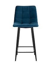 Полубарный стул Stool Group Джанго велюр синий vd-django-b29 2