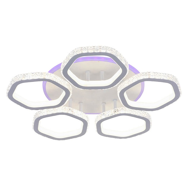 Потолочная светодиодная люстра Profit Light 8046/5 WHT изображение 3 Потолочная светодиодная люстра Profit Light 8046/5 WHT Фото № 3
