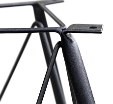 Барный стул Sheffilton SHT-ST19/S100 на металлокаркасе белый/черный муар 5948327201 3