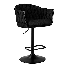 Стул барный DOBRIN LEON (черная ткань (LAR-275-50)) 9690-LM LEON