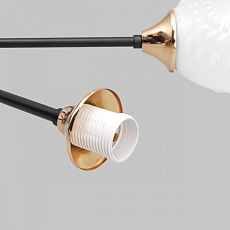 Потолочная люстра IMEX MD.4144-5-S-BK+FGD 1