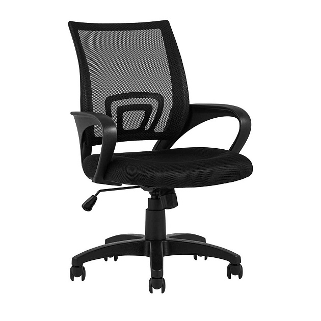 Офисное кресло TopChairs Simple черное D-515 black изображение 1 Офисное кресло TopChairs Simple черное D-515 black Фото № 1