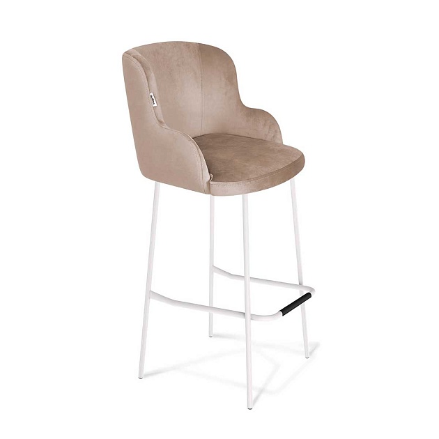 Барный стул Sheffilton SHT-ST39/S29 латте/белый муар 3623759501 Фото № 1