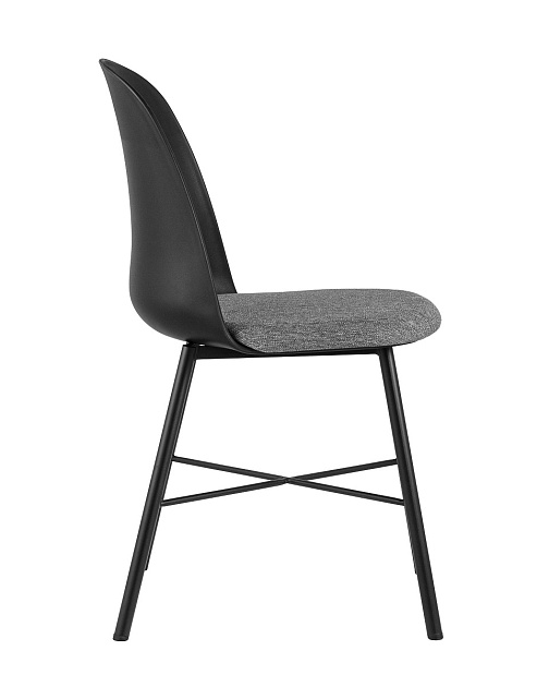 Кухонный стул Stool Group Shell с мягким сиденьем черный 8336 black изображение 3 Кухонный стул Stool Group Shell с мягким сиденьем черный 8336 black Фото № 3