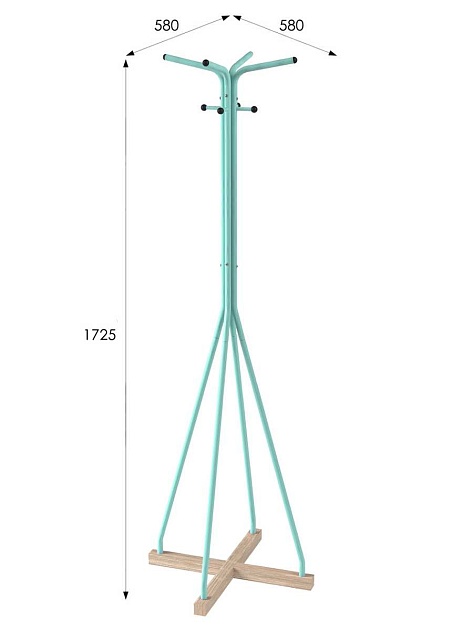 Напольная вешалка Мебелик Галант 218 007164 Фото № 3