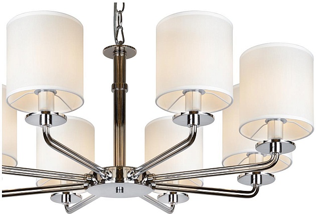 Подвесная люстра iLamp Joy RM003/8CR изображение 2 Подвесная люстра iLamp Joy RM003/8CR Фото № 2