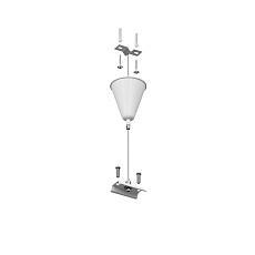 Подвесная система для треков Denkirs Solid Base TR1105-WH 2