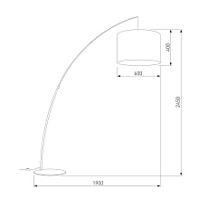 Торшер TK Lighting 5486 Moby Nature 1
