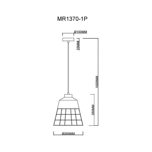 Подвесной светильник MyFar Hill MR1370-1P Фото № 2
