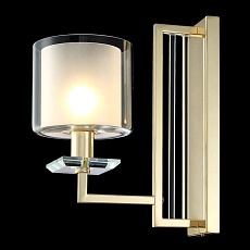 Бра Crystal Lux Nicolas AP1 Gold/White 4