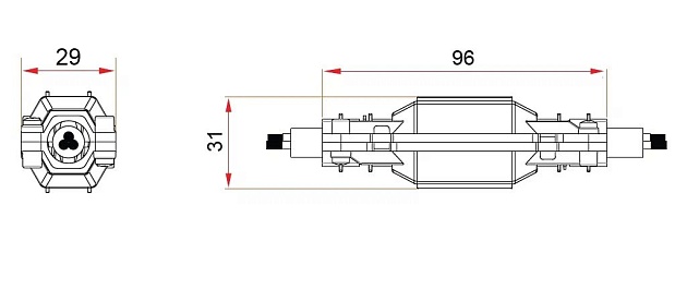 Муфта соединительная Fiberli 11830101 изображение 2 Муфта соединительная Fiberli 11830101 Фото № 2