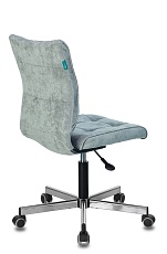 Офисное кресло Бюрократ серо-голубой велюр CH-330M/LT-28 2