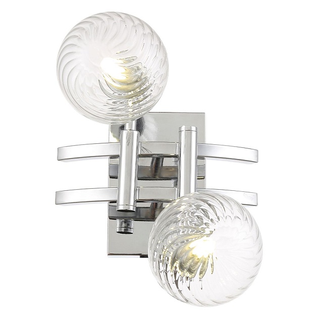 Бра Crystal Lux Luxury AP2 Chrome Фото № 3