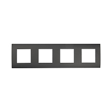 Рамка LK Studio 4-постовая (черный бархат) LK45 854408-1