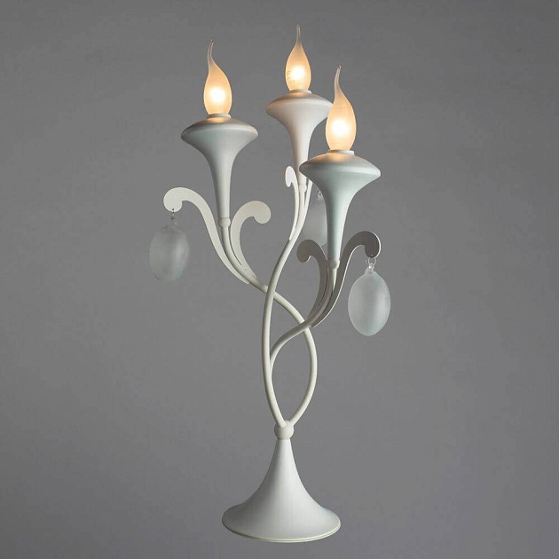 Настольная лампа Arte Lamp Montmartre A3239LT-3WH изображение 3 Настольная лампа Arte Lamp Montmartre A3239LT-3WH Фото № 3