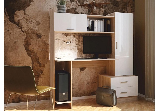 Компьютерный стол Woodville Бишоп 7 559232 изображение 1 Компьютерный стол Woodville Бишоп 7 559232 Фото № 1