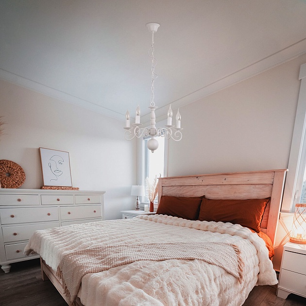 Подвесная люстра Arte Lamp A1129LM-5WH Фото № 8