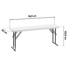 Комплект складной мебели Stool Group белый УТ000036671 2