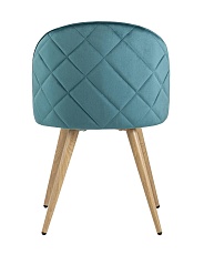 Кухонный стул Stool Group Лион велюр с ромбами аквамарин DC-69030A HLR-60 3