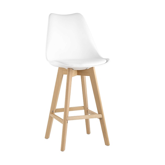 Барный стул Stool Group Frankfurt белый Y815A-75CM white изображение 1 Барный стул Stool Group Frankfurt белый Y815A-75CM white Фото № 1