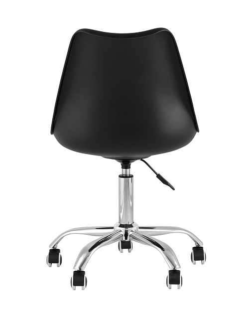 Офисный стул Stool Group BLOK пластиковый черный Y818 black изображение 5 Офисный стул Stool Group BLOK пластиковый черный Y818 black Фото № 5