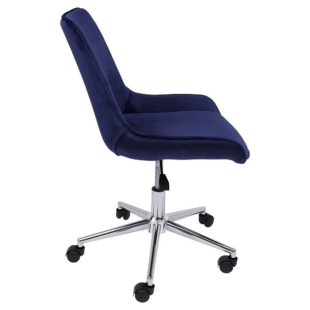 Поворотное кресло AksHome Lumier сапфировый, велюр 79742 Фото № 10