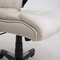 Кресло руководителя AksHome Galio бежевый, велюр 86373 3