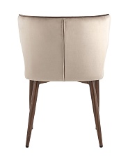 Кухонный стул Stool Group Матео с кантом велюр шампань (ножки дерево) MC110 KD HLR-08/HLR-49 edge 4