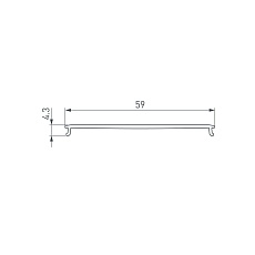 Рассеиватель Arlight Line-6070-2000 Opal 046404 1