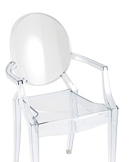 Кухонный стул Stool Group Victoria Ghost с подлокотниками прозрачный XH-8072 transp 1