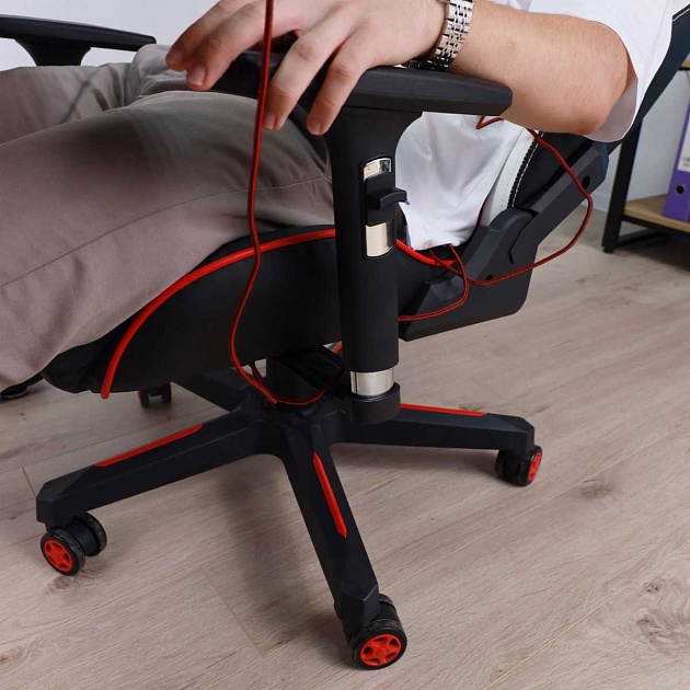 Игровое кресло AksHome Bolid черный, экокожа 80349 изображение 16 Игровое кресло AksHome Bolid черный, экокожа 80349 Фото № 16